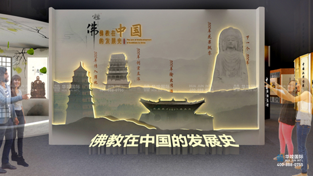 類型：文化博物展館設計 數字技術：紗幕投影、弧幕影院、幻影成像等